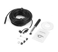 1pc Noir 15 mètres USB Endoscope Digital Inspection Snake Camera Endoscope avec 2 mégapixels caméra étanche 6 lumières LED pour l'inspection de Voiture de Tuyau