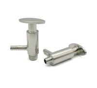 1PC OD 50.5mm, 10mm Hose Hook Clamp SS304 Stainless Steel Sampling Valve Manual Handle