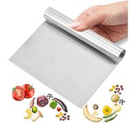 1Pc Ramasse Légumes Cuisine,Corne Patisserie,Raclette Hachoir en Acier ,Coupe Pate,Spatule à Pâte de Cuisson,
