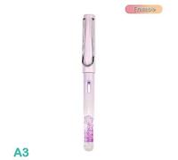 1pc Stylo Plume De Sable Vif Kawaii Papeterie 0.5mm Écriture Stylos D'école Bureau D'affaires Stylo Plume Fournitures Scolaires Encre Effaçable --A3