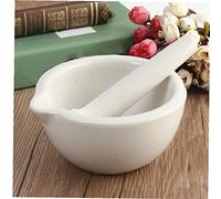 1pc Traditionnelle Porcelaine Mortier Pilon Set Herbes Épices Moulin De Mélange Ensemble Bol De Broyage Broyeur