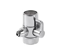 1PC Valve Diviseur Robinet Connecteur Douche Évier Cuisine | Vanne d'eau 1 à 2, douche d'évier à double usage(A3)