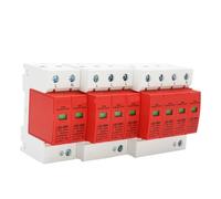 1Pcs AC SPD Parasurtenseur 2P 3P 4P Distribution Basse Dispositif De Protection Parafoudre Domestique Module De Commutation LBO(4P AC,30-60KA(275V))