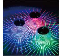1pcs Lumière flottante solaire, lumière solaire de piscine de boule magique de changement de couleur, lumière solaire de bassin