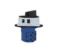 1PCS SZW26-25 2GS 25A 64X64mm Panneau 2P Interrupteur à came rotatif à verrouillage par cadenas