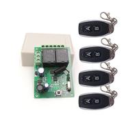 (1RC 4B) Télécommande sans fil universelle 433 MHz DC6V 12V 24V 2CH rf Relais et émetteur Télécommande