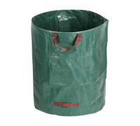 1x 120 litres sac de jardin stable?Sangles rouges? sac à feuilles sac à déchets de jardin sacs pour déchets de jardin sacs pour déchets verts pliables, grands, robustes en toile de polypropylène 150g/