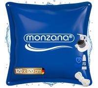 MONZANA® 1x Coussin de Piscine hivernage XL Corde PVC -20°C Double Couture 4 Oeillets Coussin Gonflable Oreiller Piscine Coussin Flottant Valve air