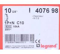 Legrand Disjoncteur DX3 407698 10 A Courbe C