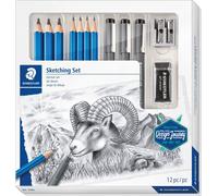 1x Mars Lumograph 61 100 Set de dessin mixte 100% PEFC