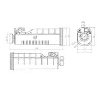MAHLE CRT 114 000S Vase d'expansion, liquide de refroidissement