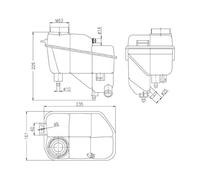 MAHLE CRT 202 000S Vase d'expansion, liquide de refroidissement