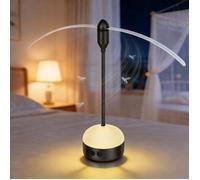 1x Ventilateur Anti-Mouche avec Lumière LED - Rechargeable Répulsifs Contre Les Mouches, Ventilateur Répulsif Pliable et Suspendu