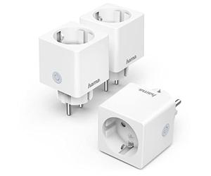 1x3 Hama Prise WiFi, petit, quadratique, 3680W/16A 176571