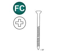 2 000 Vis Fascoat Phillips (Ph) 16° (Scrail) - 28/32x57 mm - D-Work