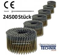 2,03x35mm Tige annulaire vierge Clous pour bobines en magasin de fil 16° Bostitch pour cloueur de bobines 24,5M B