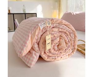 2/1 Personnes Couette D'été Édredon Lit Dessus De Lit Coton Couvre Lit Matelassé Doux Et Léger Patchwork Pour Temps Chaud/dormeurs Chauds Douce Et Confortable, Légère Et Respirante ( Color : J , Size