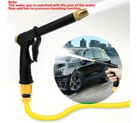 2/1 pièce Pistolet de lavage haute pression pour voiture, 4 modes de pulvérisation réglables, conception anti-fuite, durable & universel, avec connecteur d'eau à 4 points, convient pour le lavage de v