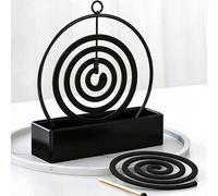 2/1 pièce Porte-serpents anti-moustiques, Porte-encens en bois de santal, Matériau métallique, Convient pour suspendre ou pour l'encens en bois de santal, Convient pour décorer le salon/la chambre et 