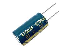 2/10 pièces Condensateur Électrolytique 63V4700UF 63V 4700UF 22X40mm Condensateurs En Aluminium Haute Fréquence Basse(2PCS)
