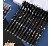 2/12 pièces Stylos-gel effaçables à thème créatif aléatoire de constellation, cadeaux de papeterie pour la rentrée scolaire, petites récompenses pour les fournitures scolaires, l'apprentissage en clas