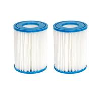2/3/4/6/8/10 PCS 58094 Cartouche filtrante Type II, Cartouche filtrante for Spa de Piscine, Compatible for Bestway Flowclear II, 58094 58383 58386 58117 58386GS Compatible for Lay Z Spa(2pcs)