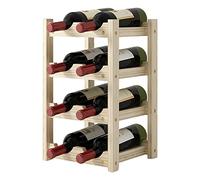 2/3 / 4 Niveaux Debout en Bois casier à vin organisateurs Maison fête présentoir étagère décoration Supports vin Accessoires Bois casier Armoire