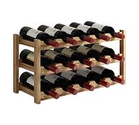 2/3 / 4 Niveaux Debout en Bois casier à vin organisateurs Maison fête présentoir étagère décoration Supports vin Accessoires Bois casier Armoire