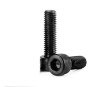 2/3/5 pièces M16 boulon 12.9 acier allié noir vis à six pans creux M16 * 25 30 35 80 90 100 110 120 130 140 150mm vis noire filetage complet(M16x100mm 2pcs)
