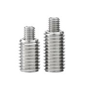 2/3/5pc M6 M8 M10 M12 304 Acier Inoxydable Interne Et Externe Écrou Filetage Douille De Conversion Gaine Vis Droite