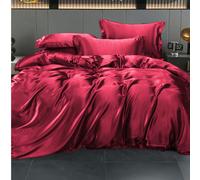 2/3 pièces Ensemble de housse de couette de couleur unie, ensemble de literie, housse de couette simple, literie d'été pour dortoir, draps Twin XL avec fermeture éclair et liens de coin, pour toutes l