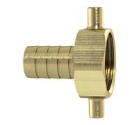 2/3 Raccord de tuyau G 1 x 19 mm, écrou de trop-plein léger, finition en laiton vierge.