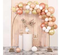 2,3m de mariage arc d'or métal fleurs arc ballon arc accessoires arc ballon décor pour la décoration de fête de mariage