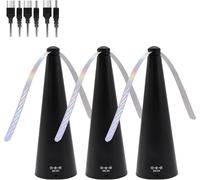 2/3PiècesVentilateurs Anti-Mouches pour Table - Ventilateur De Table Portable Rechargeable par USB, Ventilateurs Anti-moustiques Silencieux, Répulsifs Anti-Mouches pour Terrasses,Restaurants (3pcs)