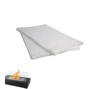 2/4/6 Pcs Laine Céramique pour Cheminée éthanol, 30×20cm Mèche de Foyer Résistante à la Chaleur Pelotes Céramique Découpable pour Foyer de Table pour Prolonger Le Temps de Combustion