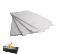 2/4/6 Pcs Laine Céramique pour Cheminée éthanol, 30×20cm Mèche de Foyer Résistante à la Chaleur Pelotes Céramique Découpable pour Foyer de Table pour Prolonger Le Temps de Combustion