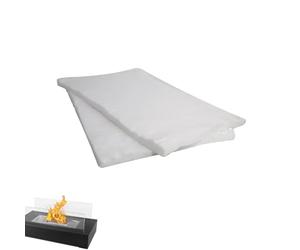 2/4/6 Pcs Laine Céramique pour Cheminée éthanol, 30×20cm Mèche de Foyer Résistante à la Chaleur Pelotes Céramique Découpable pour Foyer de Table pour Prolonger Le Temps de Combustion