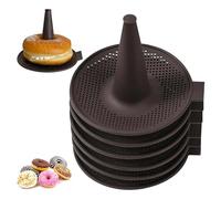 2/4/6 pièces Moules À Gâteaux Pain Donut Outil Moule À Donuts for La Cuisson De Donuts Moule En Silicone Moules À Pâtisserie for Bagel et Moules À Gâteaux De Donuts(3pcs)