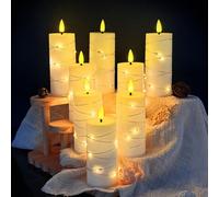 2/4/8/12 pièces Bougies sans flamme, bougies électroniques réalistes à piles avec minuterie/télécommande, convient pour la maison, Halloween, Noël, Fête des Mères, anniversaire, mariage, fête, vacance