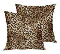 2/4 pièces Housses de coussin imprimé léopard, taies d'oreiller motif guépard doux, coussins décoratifs pour la maison, le canapé, le lit, le canapé, à un seul côté, inserts non inclus 40*40,45*45,50*