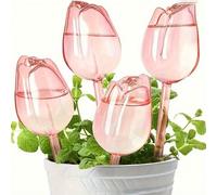 2/4pcs Dispositif d'arrosage automatique en forme de tulipe, outil d'arrosage souple, dispositif d'irrigation goutte-à-goutte pour roses, outil d'arrosage pour plantes en pot, conception de sortie étr