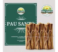 2/5/8/12/22 pièces Bâtons d'encens naturels Palo Santo, bois sacré de haute qualité, idéal pour le yoga et la méditation - Purificateur d'air et anti-stress pour la maison, avec boîte cadeau - Parfait