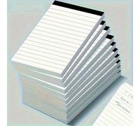 2/5 pièces Blocs-notes à lignes polyvalents, cahiers d'écriture A7, blocs-notes à lignes 3 x 5 pouces, 30 feuilles par bloc, convient pour l'école, le bureau, les fournitures scolaires, la rentrée sco