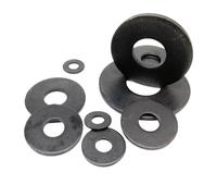 2/50pcs M3 M4 M5 M6 M8 M10 M12 M14 M16 acier noir de qualité 8. Extra grande taille Large épaisseur rondelle plate joint uni