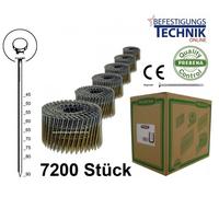 2,5x65mm ring blank 16° coil nails for coil nailer Prebena Paslode BeA Bostitch 7,2M P