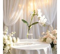 2/6/10/14 pièces Vases cylindriques en plastique transparent incassable, design rond robuste, convient pour mariage, maison, décoration de fête, pendaison de crémaillère, fête des mères, fête des père