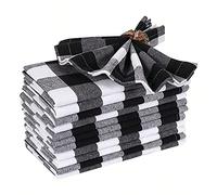 2/6/12 pièces Serviettes à carreaux minimalistes modernes et fines, convenant pour restaurant, cuisine, café, fête, décoration de table à manger, décoration domestique quotidienne 40*40 cm 2 pièces,40