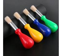 2-6 pièces Pinceaux de peinture à l'huile en plastique de forme goutte d'eau créative aléatoire, outils de dessin artistique pour étudiants, petit cadeau, peinture DIY, graffiti, pinceaux de coloriage