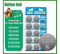 2-60 pièces CR2450 3V batterie au Lithium DL2450 BR2450 LM2450 KCR5029 pour e voiture jouet télécommande montre lumière LED bouton piles de monnaie