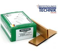 2.600 agrafes Prebena ES32CNKHA galvanisées pour 2XR-ES40 2P-ES40SDS KL-17